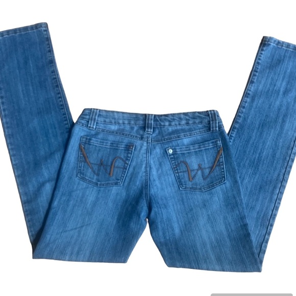 Y2k Wet Seal Low Rise Straight Leg Jeans - Picture 3 of 4